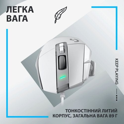 Купить Игровая мышка с ковриком Logitech G502 X + G240 (991-000490) White - цена в Харькове, Киеве, Днепре, Одессе
в интернет-магазине Telemart фото