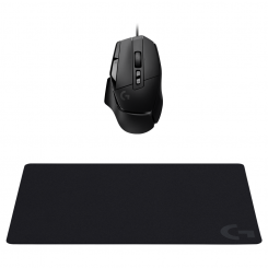 Ігрова мишка з килимком Logitech G502 X + G240 (991-000489) Black