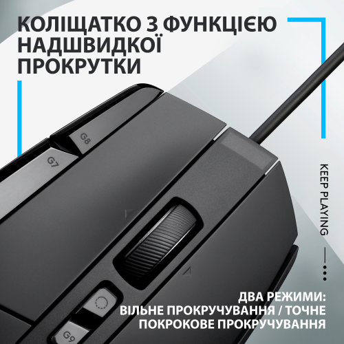 Photo Mouse Logitech G502 X + G240 (991-000489) Black