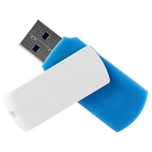 Купити Накопичувач GoodRAM Colour Mix 64GB USB 2.0 Blue/White (UCO2-0640MXR11) - ціна в Києві, Львові, Вінниці, Хмельницькому, Франківську, Україні | інтернет-магазин TELEMART.UA фото