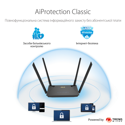 Купити Уцінка Wi-Fi роутер Asus RT-AX1800U (RT-AX1800U) (Вскрита упаковка, 577184) - ціна в Києві, Львові, Вінниці, Хмельницькому, Франківську, Україні | інтернет-магазин TELEMART.UA фото