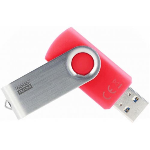 Купить Накопитель GoodRAM Twister 64GB USB 3.0 Red (UTS3-0640R0R11) - цена в Харькове, Киеве, Днепре, Одессе
в интернет-магазине Telemart фото
