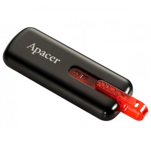 Купить Накопитель Apacer AH326 16GB USB 2.0 Black/Red (AP16GAH326B-1) - цена в Харькове, Киеве, Днепре, Одессе
в интернет-магазине Telemart фото