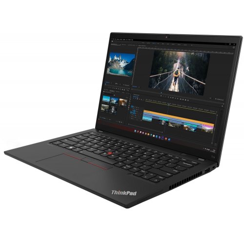 Купить Ноутбук Lenovo ThinkPad T14 Gen 4 (21HES2080V) Thunder Black - цена в Харькове, Киеве, Днепре, Одессе
в интернет-магазине Telemart фото
