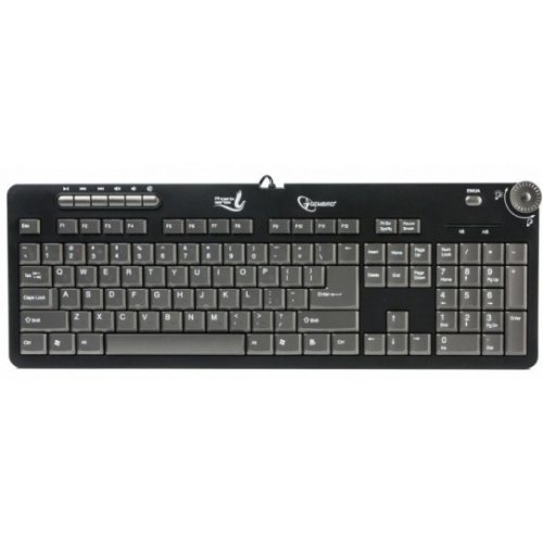 Купить Клавиатура Gembird DLK-001-UA USB Black - цена в Харькове, Киеве, Днепре, Одессе
в интернет-магазине Telemart фото