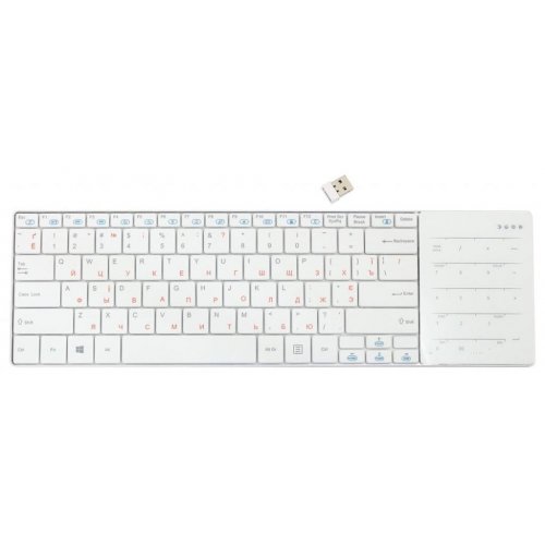 Купить Клавиатура Gembird KB-P8-W-UA White - цена в Харькове, Киеве, Днепре, Одессе
в интернет-магазине Telemart фото