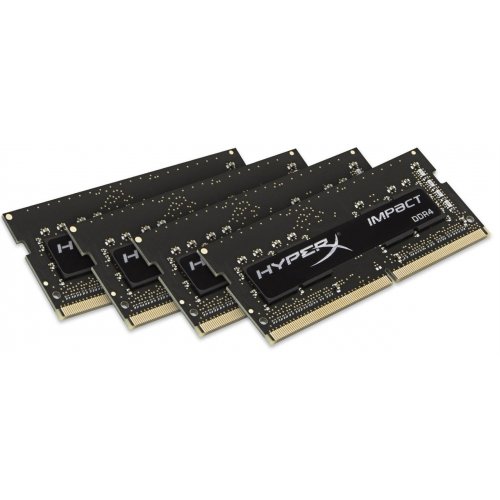Продати ОЗП Kingston SODIMM DDR4 16Gb (4x4GB) 2400Mhz HyperX Impact Black (HX424S15IBK4/16) за Trade-In у інтернет-магазині Телемарт - Київ, Дніпро, Україна фото