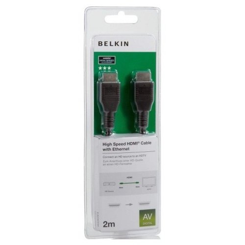 Купити Кабель Digitus Ednet HDMI-HDMI 2m v1.4 (84472) Black - ціна в Києві, Львові, Вінниці, Хмельницькому, Франківську, Україні | інтернет-магазин TELEMART.UA фото