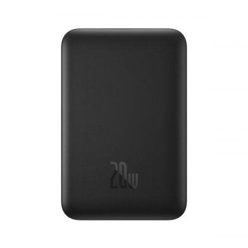 Купити Повербанк з бездротовою зарядкою Baseus Magnetic Mini Wireless 10000mAh 20W (PPCX030001) Black - ціна в Києві, Львові, Вінниці, Хмельницькому, Франківську, Україні | інтернет-магазин TELEMART.UA фото