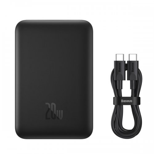 Купить Повербанк с беспроводной зарядкой Baseus Magnetic Mini Wireless 10000mAh 20W (PPCX030001) Black - цена в Харькове, Киеве, Днепре, Одессе
в интернет-магазине Telemart фото