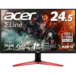Монітор Acer 24.5" KG251QSbmiipx (UM.KX1EE.S02) Black/Red