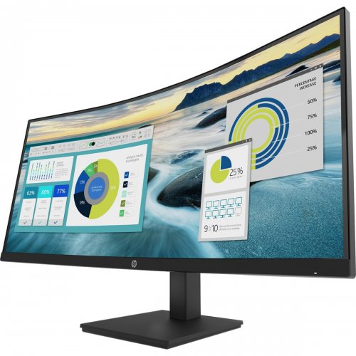 Продати Монітор HP 34" P34hc G4 (21Y56AA) Black за Trade-In у інтернет-магазині Телемарт - Київ, Дніпро, Україна фото