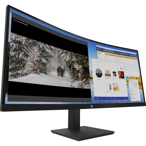 Продати Монітор HP 34" M34d (3B1W4AA) Black за Trade-In у інтернет-магазині Телемарт - Київ, Дніпро, Україна фото