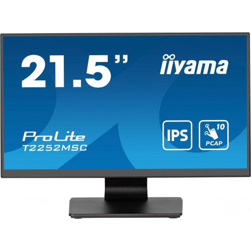 Купити Монітор Iiyama 21.5" ProLite T2252MSC-B2 Black - ціна в Києві, Львові, Вінниці, Хмельницькому, Франківську, Україні | інтернет-магазин TELEMART.UA фото