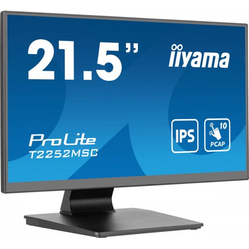 Купить Монитор Iiyama 21.5" ProLite T2252MSC-B2 Black - цена в Харькове, Киеве, Днепре, Одессе
в интернет-магазине Telemart фото