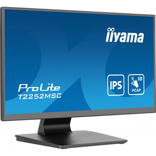 Купити Монітор Iiyama 21.5" ProLite T2252MSC-B2 Black - ціна в Києві, Львові, Вінниці, Хмельницькому, Франківську, Україні | інтернет-магазин TELEMART.UA фото