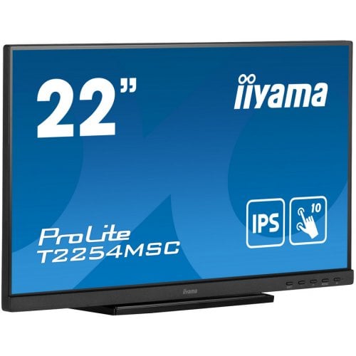 Купити Монітор Iiyama 21.5" ProLite T2254MSC-B1AG Black - ціна в Києві, Львові, Вінниці, Хмельницькому, Франківську, Україні | інтернет-магазин TELEMART.UA фото