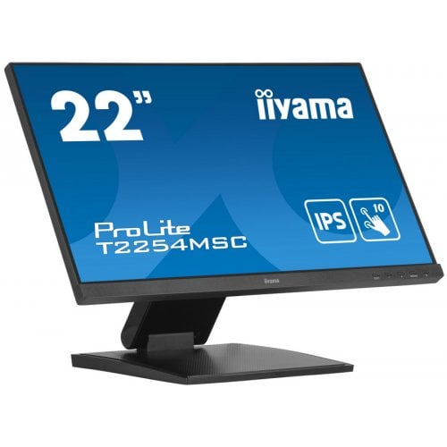 Купити Монітор Iiyama 21.5" ProLite T2254MSC-B1AG Black - ціна в Києві, Львові, Вінниці, Хмельницькому, Франківську, Україні | інтернет-магазин TELEMART.UA фото