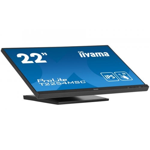 Купити Монітор Iiyama 21.5" ProLite T2254MSC-B1AG Black - ціна в Києві, Львові, Вінниці, Хмельницькому, Франківську, Україні | інтернет-магазин TELEMART.UA фото