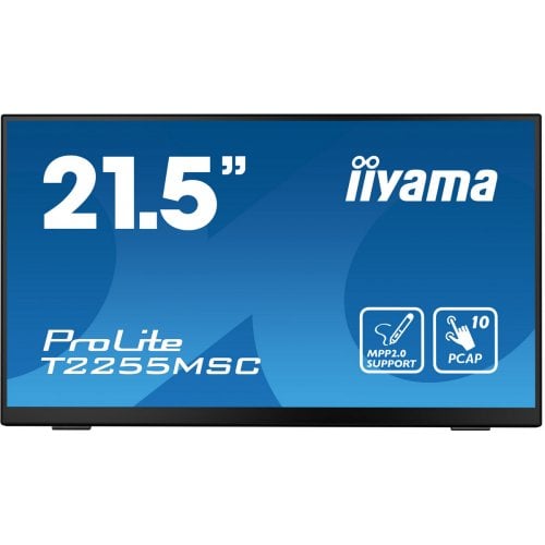 Купити Монітор Iiyama 21.5" ProLite T2255MSC-B1 Black - ціна в Києві, Львові, Вінниці, Хмельницькому, Франківську, Україні | інтернет-магазин TELEMART.UA фото