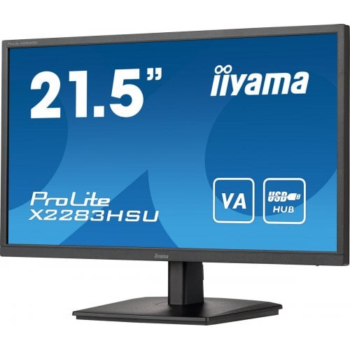 Купити Монітор Iiyama 21.5" ProLite X2283HSU-B1 Black - ціна в Києві, Львові, Вінниці, Хмельницькому, Франківську, Україні | інтернет-магазин TELEMART.UA фото