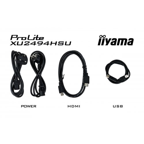 Купить Монитор Iiyama 23.8" ProLite XU2494HSU-B2 Black - цена в Харькове, Киеве, Днепре, Одессе
в интернет-магазине Telemart фото