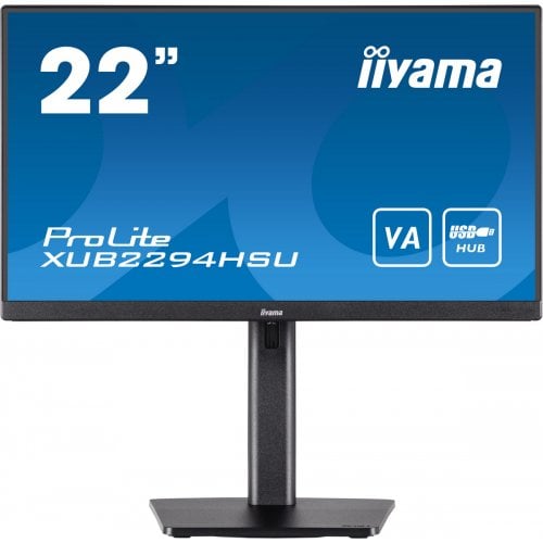 Купить Монитор Iiyama 21.5" ProLite XUB2294HSU-B2 Black - цена в Харькове, Киеве, Днепре, Одессе
в интернет-магазине Telemart фото