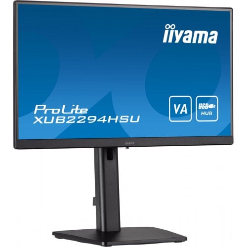 Купить Монитор Iiyama 21.5" ProLite XUB2294HSU-B2 Black - цена в Харькове, Киеве, Днепре, Одессе
в интернет-магазине Telemart фото