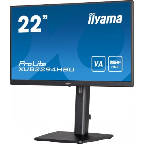 Купить Монитор Iiyama 21.5" ProLite XUB2294HSU-B2 Black - цена в Харькове, Киеве, Днепре, Одессе
в интернет-магазине Telemart фото