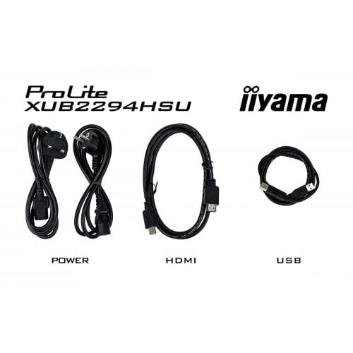 Купити Монітор Iiyama 21.5" ProLite XUB2294HSU-B2 Black - ціна в Києві, Львові, Вінниці, Хмельницькому, Франківську, Україні | інтернет-магазин TELEMART.UA фото