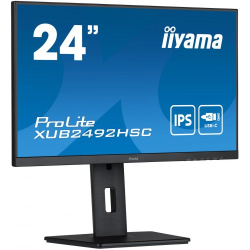 Купить Монитор Iiyama 24" ProLite XUB2492HSC-B5 Black - цена в Харькове, Киеве, Днепре, Одессе
в интернет-магазине Telemart фото