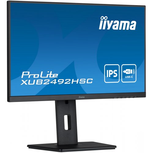 Купить Монитор Iiyama 24" ProLite XUB2492HSC-B5 Black - цена в Харькове, Киеве, Днепре, Одессе
в интернет-магазине Telemart фото