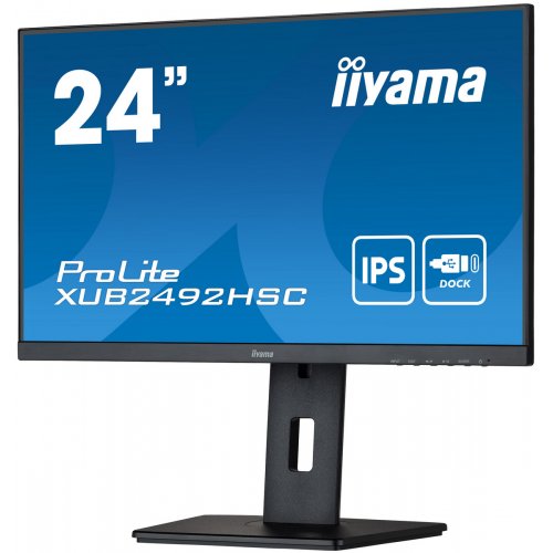 Купить Монитор Iiyama 24" ProLite XUB2492HSC-B5 Black - цена в Харькове, Киеве, Днепре, Одессе
в интернет-магазине Telemart фото