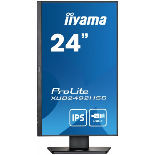 Купить Монитор Iiyama 24" ProLite XUB2492HSC-B5 Black - цена в Харькове, Киеве, Днепре, Одессе
в интернет-магазине Telemart фото