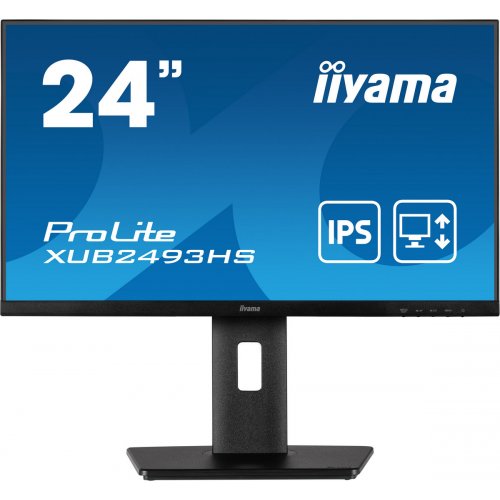 Купить Монитор Iiyama 23.8" ProLite XUB2493HS-B5 Black - цена в Харькове, Киеве, Днепре, Одессе
в интернет-магазине Telemart фото