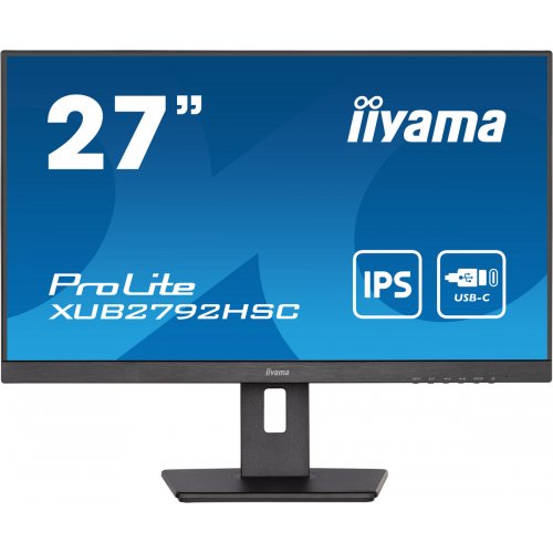 Купить Монитор Iiyama 27" ProLite XUB2792HSC-B5 Black - цена в Харькове, Киеве, Днепре, Одессе
в интернет-магазине Telemart фото