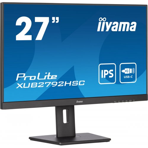 Купить Монитор Iiyama 27" ProLite XUB2792HSC-B5 Black - цена в Харькове, Киеве, Днепре, Одессе
в интернет-магазине Telemart фото