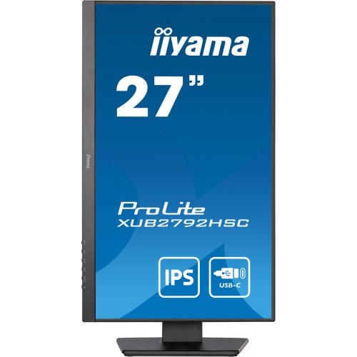 Купить Монитор Iiyama 27" ProLite XUB2792HSC-B5 Black - цена в Харькове, Киеве, Днепре, Одессе
в интернет-магазине Telemart фото