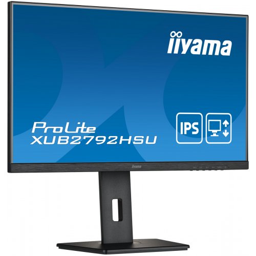 Купить Монитор Iiyama 27" ProLite XUB2792HSU-B5 Black - цена в Харькове, Киеве, Днепре, Одессе
в интернет-магазине Telemart фото