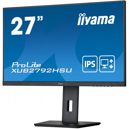 Купить Монитор Iiyama 27" ProLite XUB2792HSU-B5 Black - цена в Харькове, Киеве, Днепре, Одессе
в интернет-магазине Telemart фото