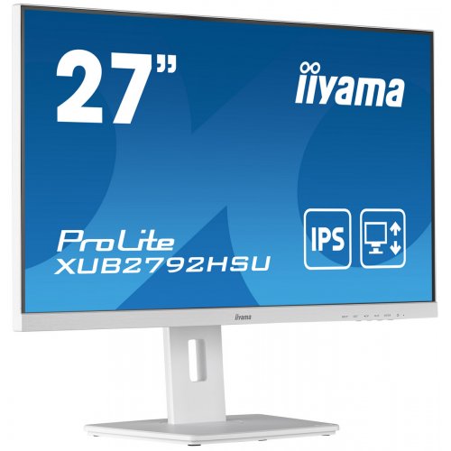 Купить Монитор Iiyama 27" ProLite XUB2792HSU-W5 White - цена в Харькове, Киеве, Днепре, Одессе
в интернет-магазине Telemart фото