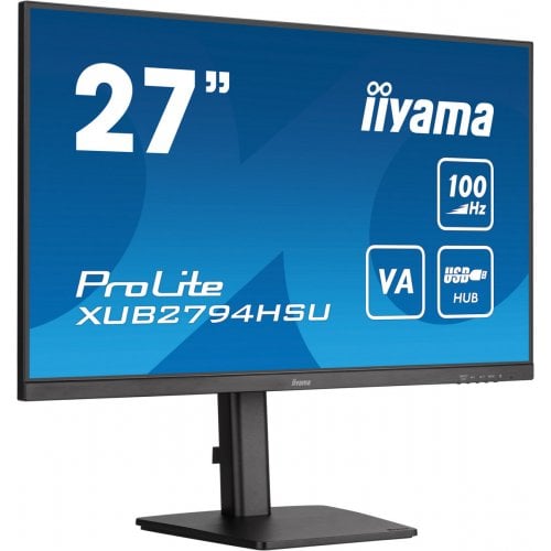 Купить Монитор Iiyama 27" ProLite XUB2794HSU-B6 Black - цена в Харькове, Киеве, Днепре, Одессе
в интернет-магазине Telemart фото