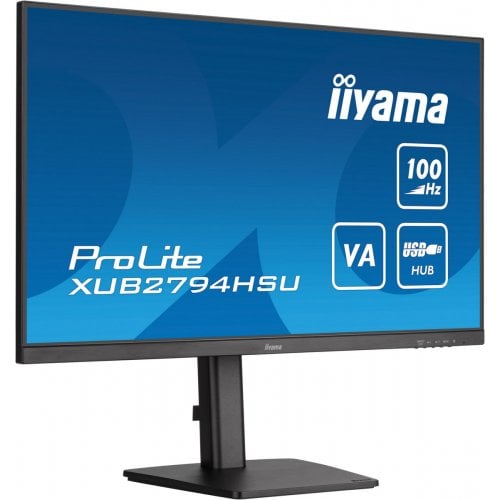 Купить Монитор Iiyama 27" ProLite XUB2794HSU-B6 Black - цена в Харькове, Киеве, Днепре, Одессе
в интернет-магазине Telemart фото