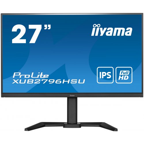 Купить Монитор Iiyama 27" ProLite XUB2796HSU-B5 Black - цена в Харькове, Киеве, Днепре, Одессе
в интернет-магазине Telemart фото