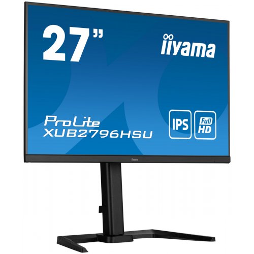 Купить Монитор Iiyama 27" ProLite XUB2796HSU-B5 Black - цена в Харькове, Киеве, Днепре, Одессе
в интернет-магазине Telemart фото