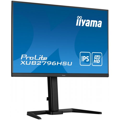 Купить Монитор Iiyama 27" ProLite XUB2796HSU-B5 Black - цена в Харькове, Киеве, Днепре, Одессе
в интернет-магазине Telemart фото