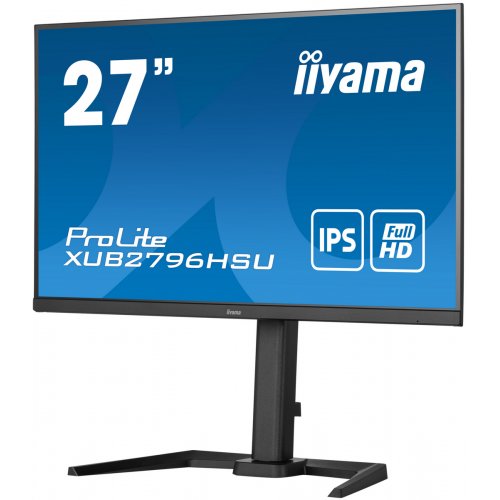 Купить Монитор Iiyama 27" ProLite XUB2796HSU-B5 Black - цена в Харькове, Киеве, Днепре, Одессе
в интернет-магазине Telemart фото