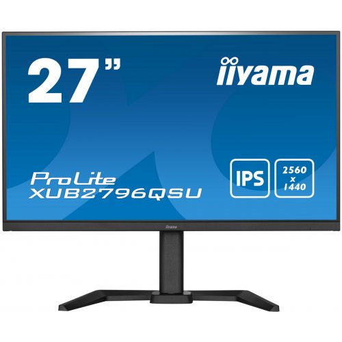 Купить Монитор Iiyama 27" ProLite XUB2796QSU-B5 Black - цена в Харькове, Киеве, Днепре, Одессе
в интернет-магазине Telemart фото