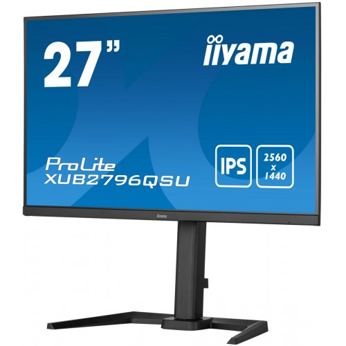 Купить Монитор Iiyama 27" ProLite XUB2796QSU-B5 Black - цена в Харькове, Киеве, Днепре, Одессе
в интернет-магазине Telemart фото