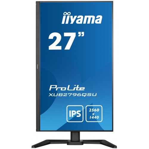 Купить Монитор Iiyama 27" ProLite XUB2796QSU-B5 Black - цена в Харькове, Киеве, Днепре, Одессе
в интернет-магазине Telemart фото